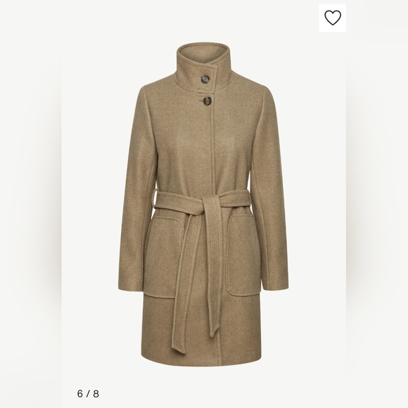 b.young BYCILIA Classic Coat NWT Tan 34/XS - Picture 1 of 16